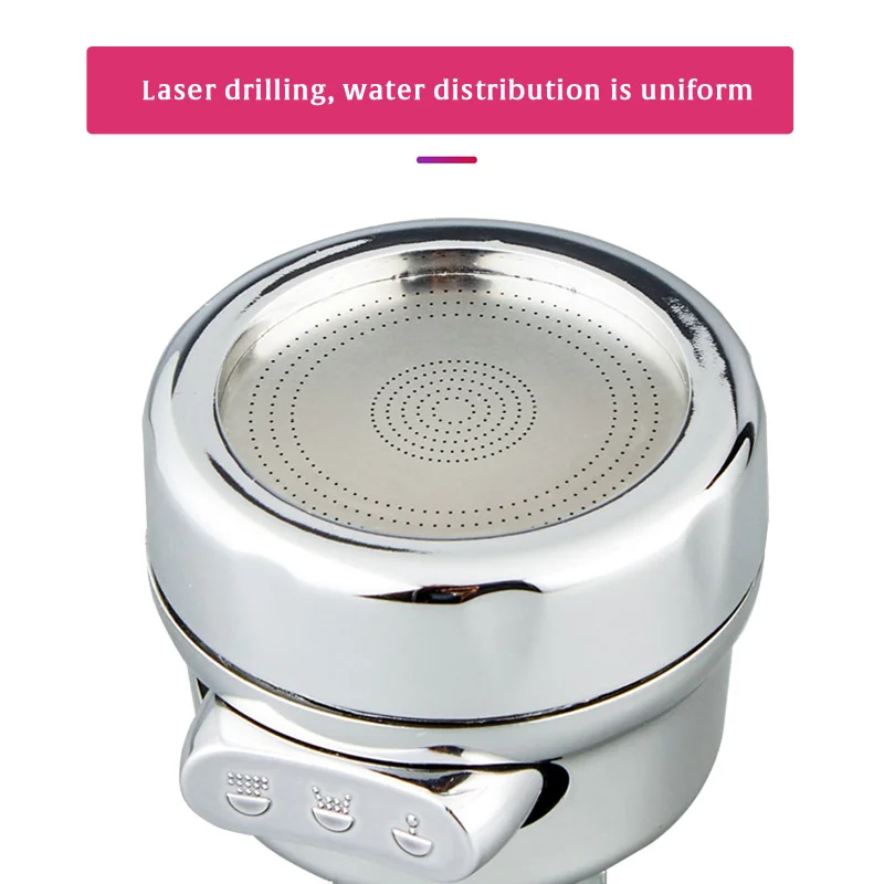 Set Di 3 Filtri/Diffusori Per Rubinetto Cucina - Prolunga Girevole, Risparmio Idrico