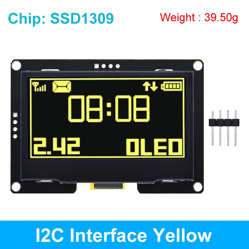 2.42-Inch OLED HD Display Module with SPI/IIC Interface