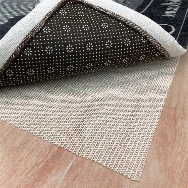 New PVC Foaming Non Slip Mat Anti-skid White Antiskid Net Cloth Floors Gripper Carpet