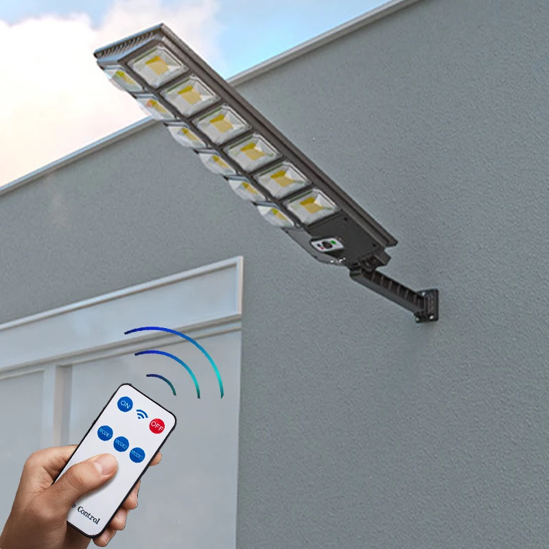 

Powerful Solar Lights Outdoor Motion Sensor External Waterproof 504 LED Street Light 12000 Lumen Lighting Garden House Wall Lamp