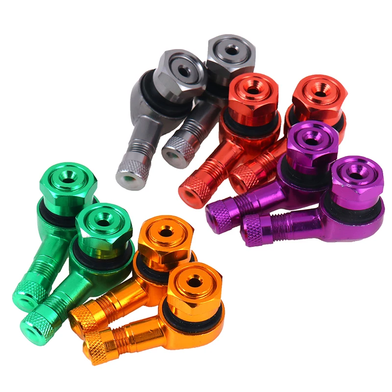 

Motorcycle Electric Vehicle Modified Tire Aluminum Alloy 90 ° NCY Leak Proof Valve Nozzle