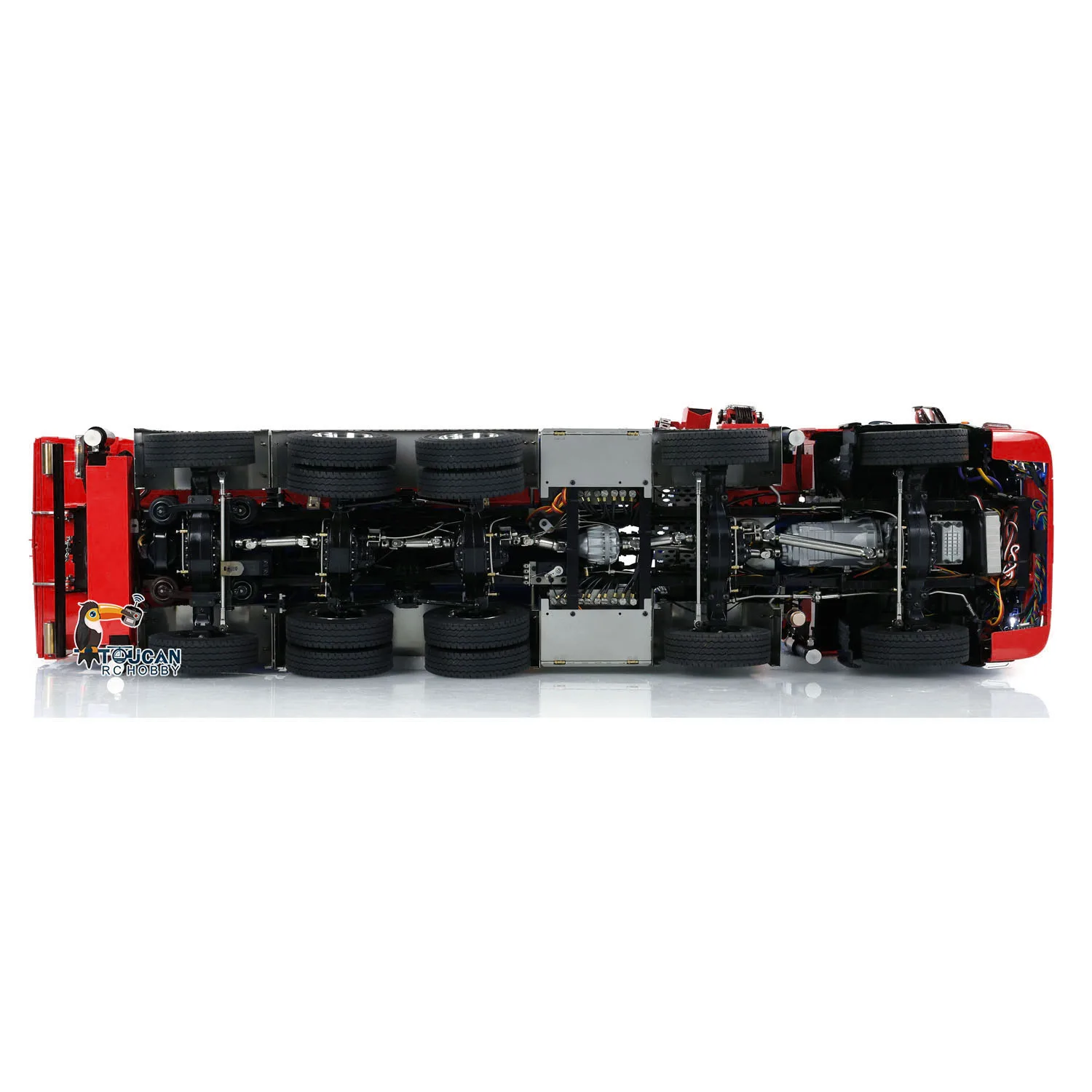 1/14 Metal 770S 10x10 Hydraulic RC Dumper Remote Control Finished Full Dump Trucks Crane Light Sound 3 Speed Car Toy Vehicle 4