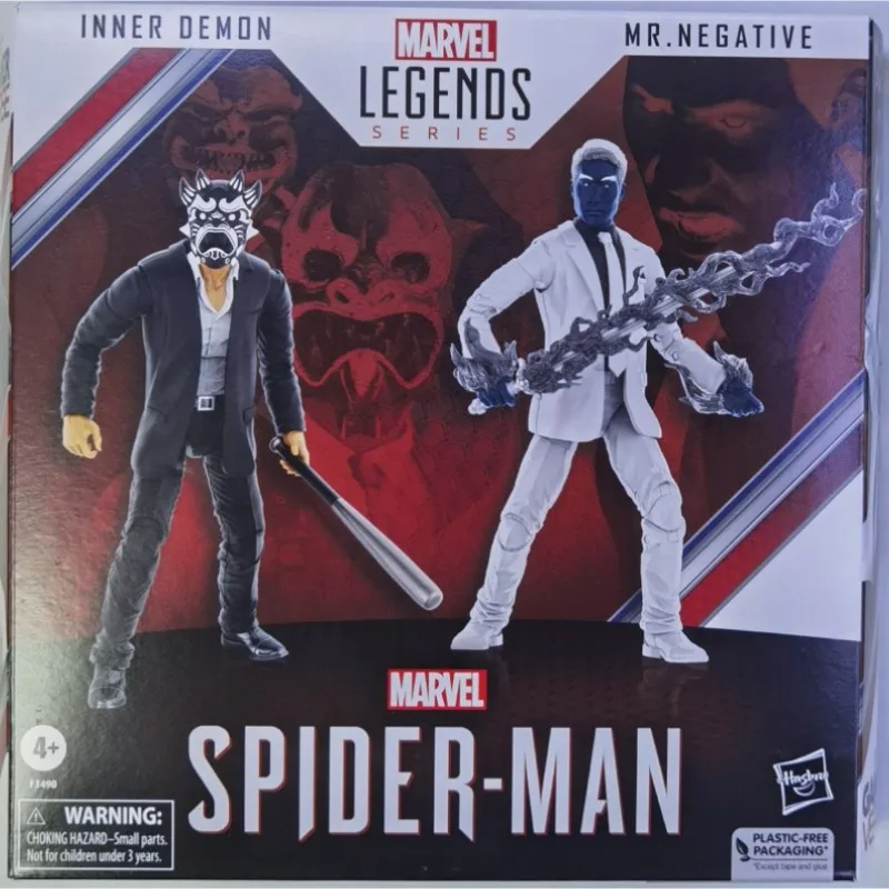 

Original Marvel Legends Inner Demon & Mr. Negative 6" Pvc Action Figurines Collection Decoration Model Adult Toy Halloween Gifts