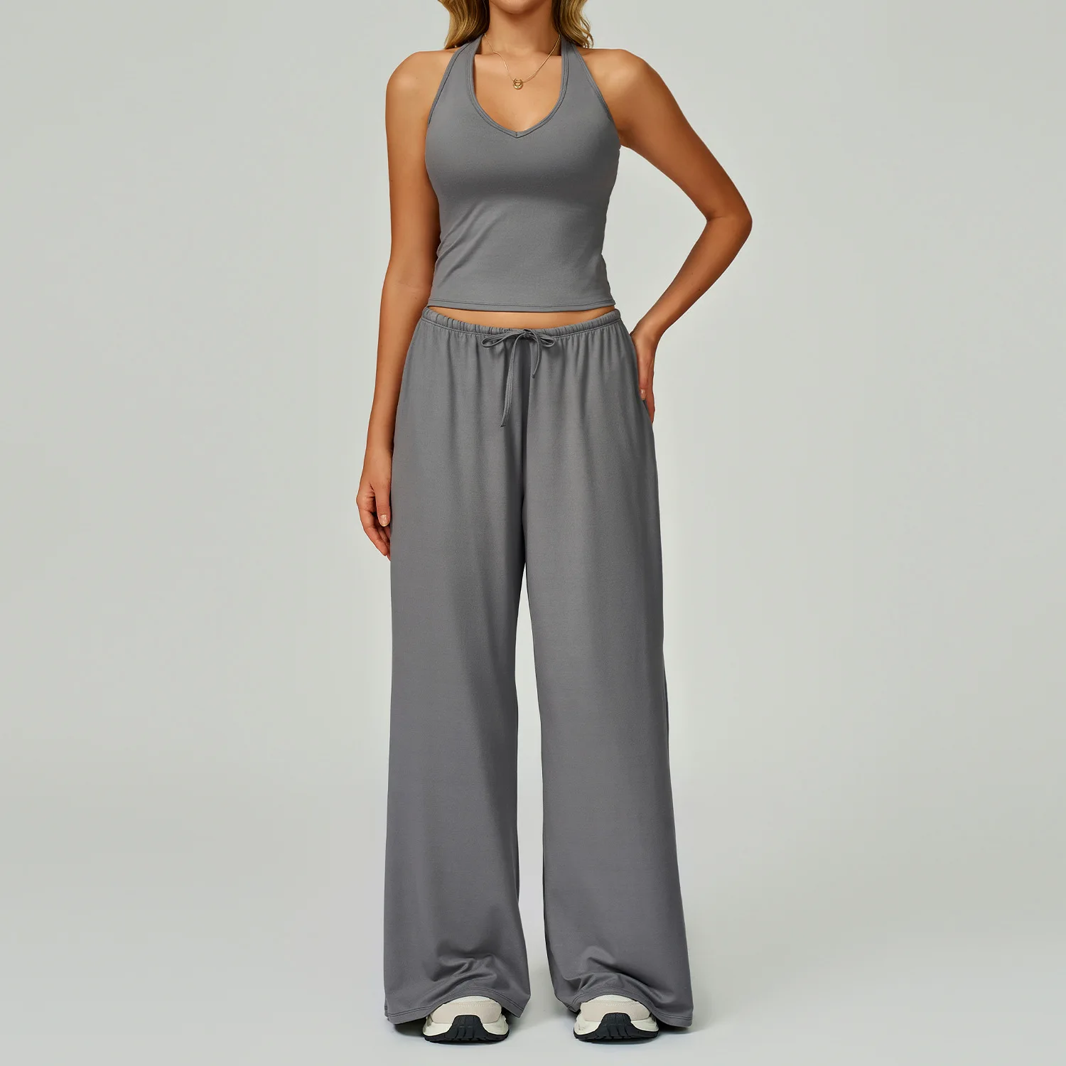 Yoga Sport Outfit For Woman Fitness Women's Two Pieces Pant Sets Suits Tracksuit Sportswear Woman Gym Yoga Workout Clothes 6
