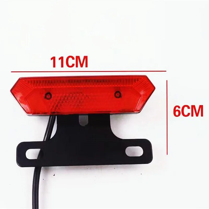 

1pc Car Light EV Tail Lights 48V High Brightness Folding Waterproof LED Driving Tail Lights Brake Reverse Lamp For Car Motorcyc