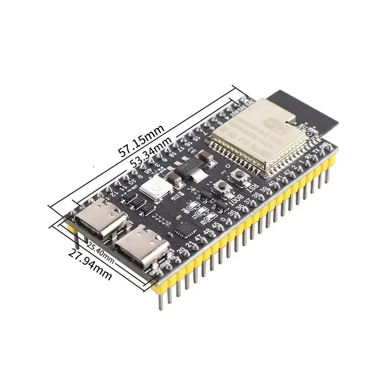 ESP32-S3 Development Board DevKitC-1 N8R2 N16R8 WiFi BT Module 44Pin Type-C USB ESP32-S3 WROOM-1 image 5
