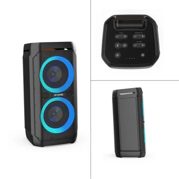 W-KING T11 100W RMS Bluetooth Speakers, IPX6 Waterproof, BT 5.3 Portable Party Boombox Wireless Deep Bass/115dB Loud Massive Sound 8