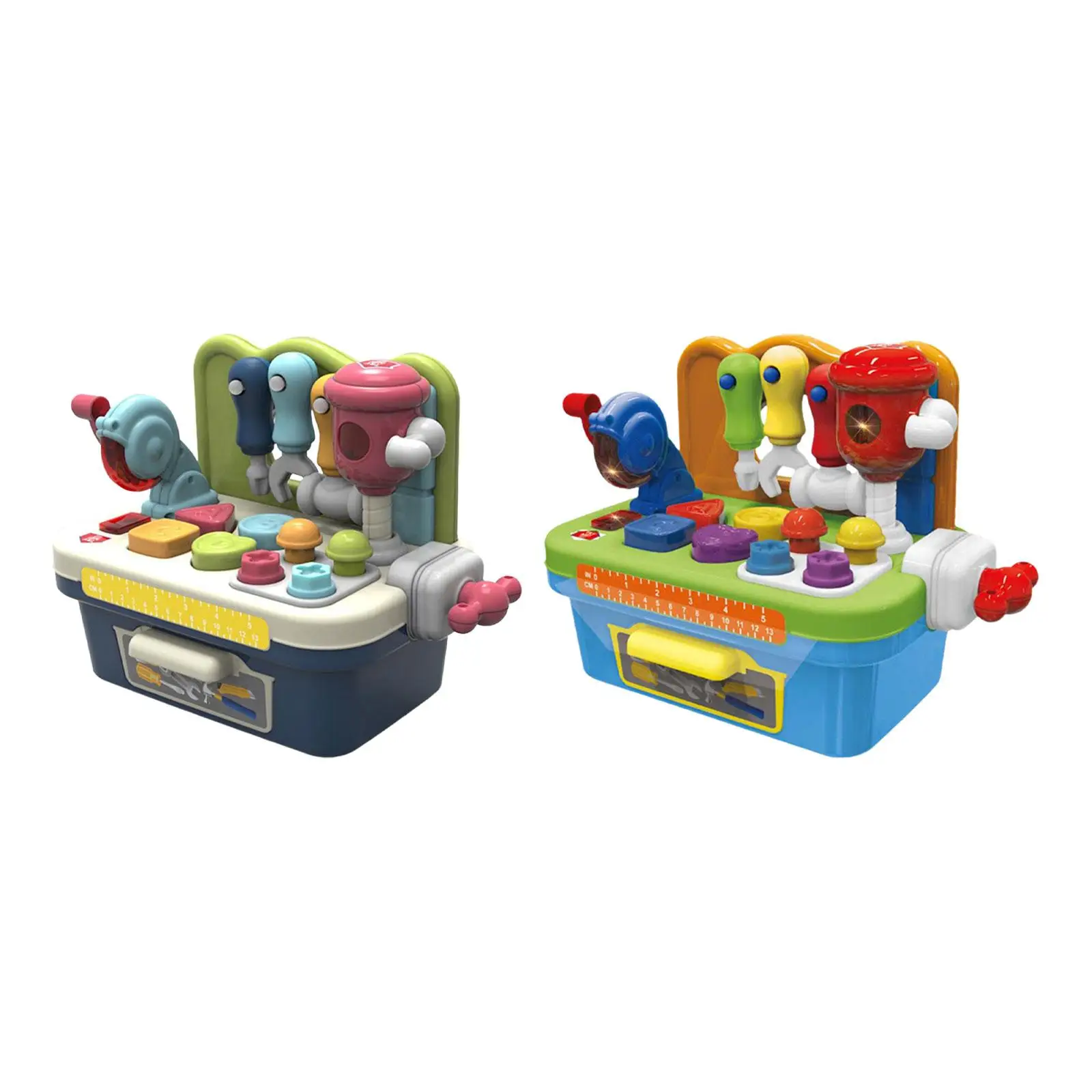 

Construction Workbench Toy Creative with Sound Effect and Light Kids Tool Bench for Boy 1 2 3 4 Years Old Baby Girls Kids
