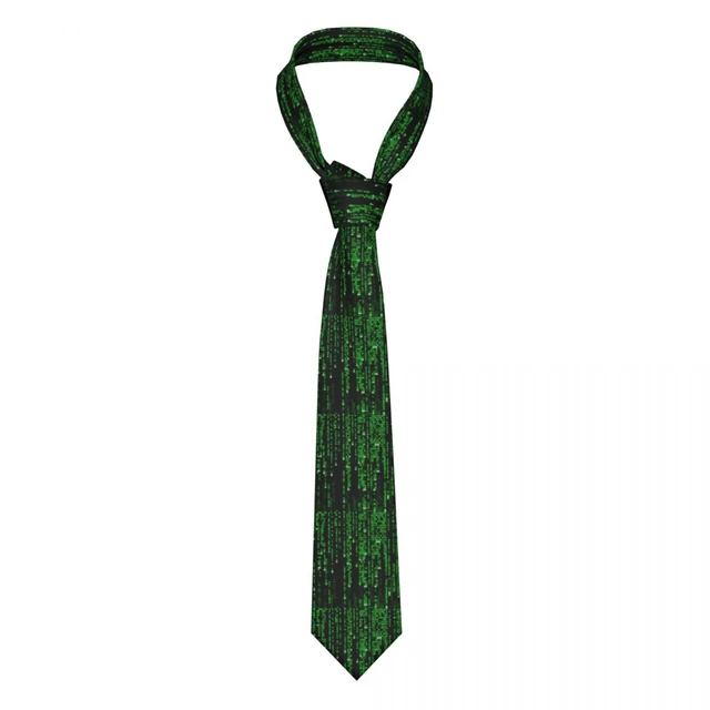 Binary Code Krawatte Unisex Dünne Polyester 8 cm Breit Matrix Trinity Film  Krawatten Männer Täglichen Verschleiß Krawatte Zubehör Business - AliExpress
