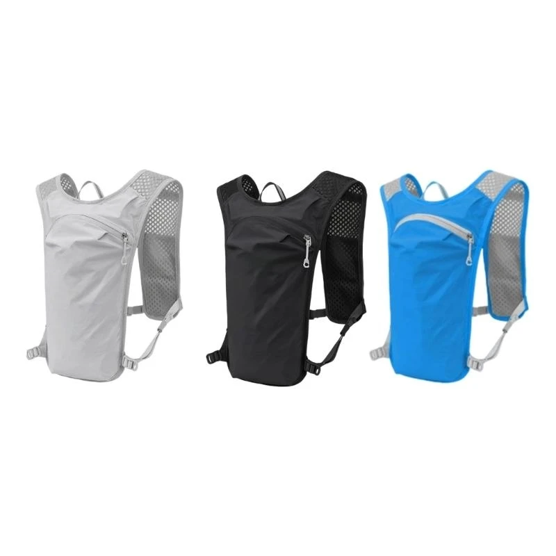 Leichter Trinkrucksack zum Wandern und Camping, 3D-Mesh-Design, verstellbarer Brustgurt, Notfallpfeife, wasserdicht, 69HD – Detail 10