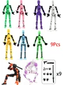 9pcs B