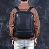 Men's Leather Backpack Large Capacity Fashion High-Grade Business 15 inch Computer Bag Bag Cowhide Travel Bag 4