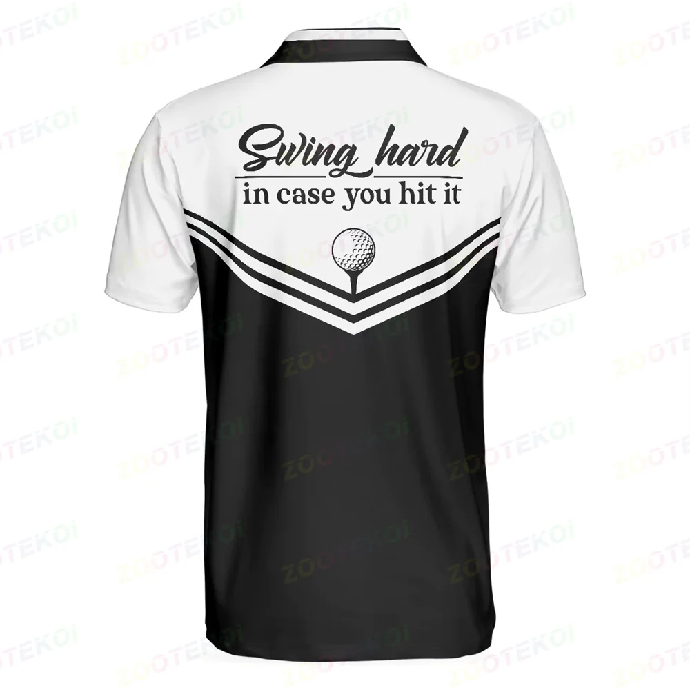 Men Golf Polo Shirts Lapel Buttons Short Sleeve Sports Casual T-shirt Golf Tennis Cricket Fashion Fit Breathable Polo T-shirt