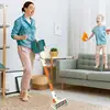 Kids Vacuum Cleaner Toy Pretend Play Vacuum Cleaning Toy Fun Parent-Child Interactive Sweeping Toy With Music And Lights for 2