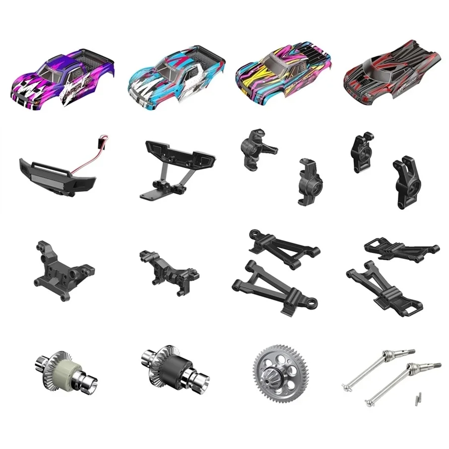 Coque de protection pour crawler RC - Lot de 8 couleurs