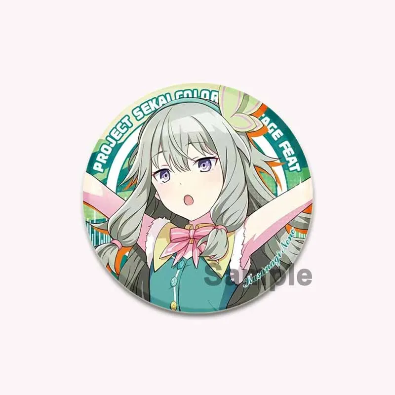 【hani】O2asis スホ バッジ 32/44/58mm Music and Rhythm Games Brooches Anime Project