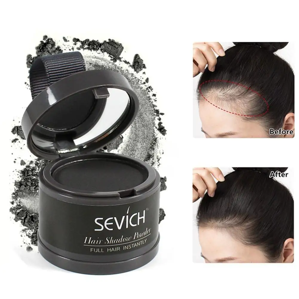1PC Hairline Repair Filling Powder With Puff Sevich Fluffy Thin Powder Pang Line Shadow Forehead Hair Makeup Concealer