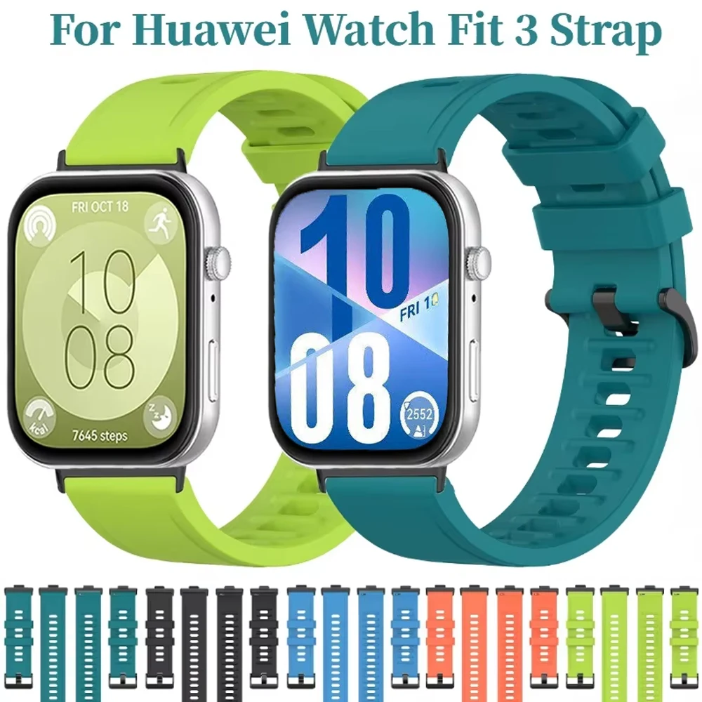 Silicone Sports Bracelet Replacement Watchband - Comfortable Wristband Accessory