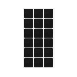 Self-Adhesive Felt Pad Stickers for Protecting Furniture and Floors (Black Square)