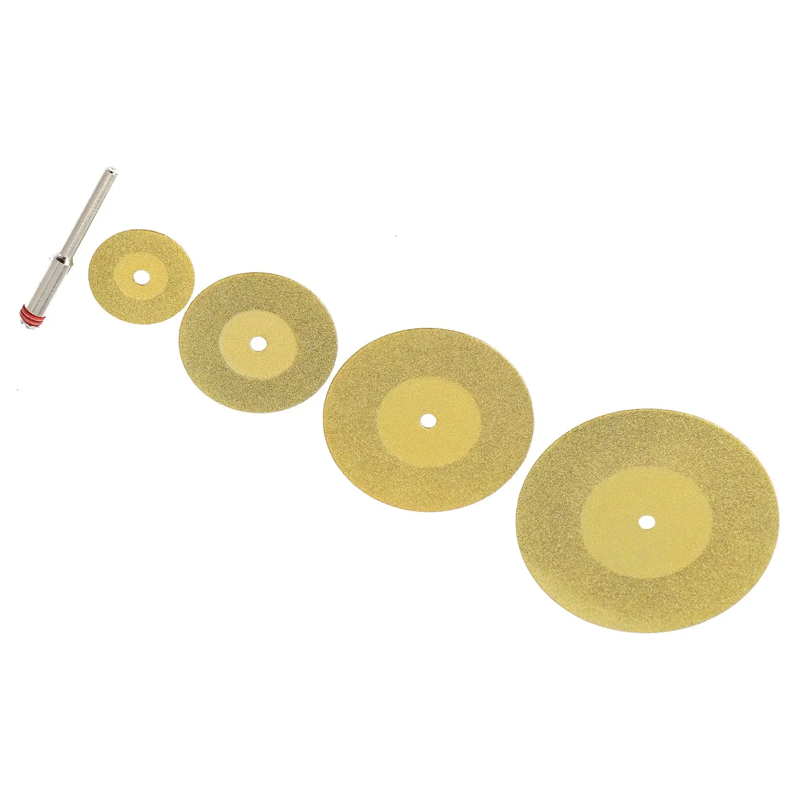 

Brand New Diamond Saw Blade Connecting Rod Replacement Rotary Tools Titanium Coated For Glass Ceramic Rock 1 Set