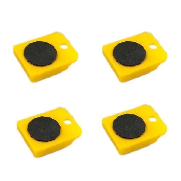 4pcs yellow wheels