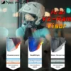 VZ RAM Photochromic Helmet Visor Black/Rainbow/Silver Shield Compatible with Arai VZ-RAM RAM-X SZ-R VAS-Z 3/4 Pinlock Lens Mask 3