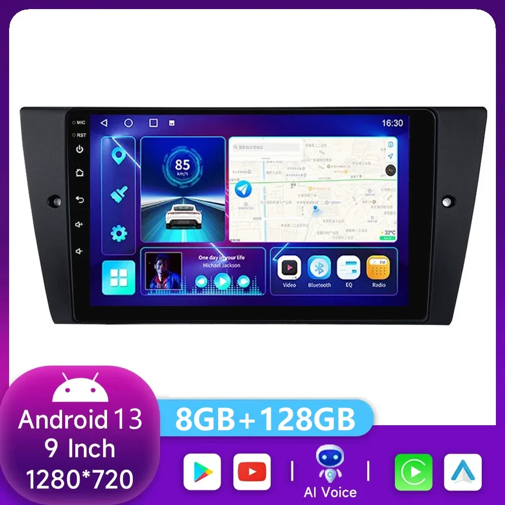 

4GB+64GB Android13 Car Radio For BMW E90 E91 E92 E93 3 Series Wireless Carplay Auto Multimedia Stereo Video Player Head Unit GPS