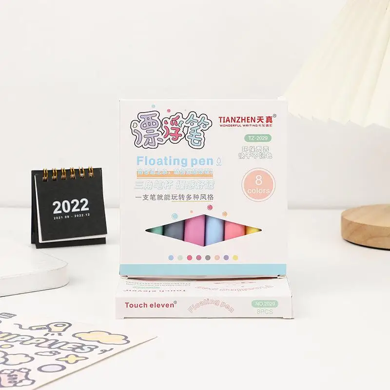 Floating Pen Set With Spoon Water Painting Pen Kids Drawing Early Education Magic Whiteboard Markers
