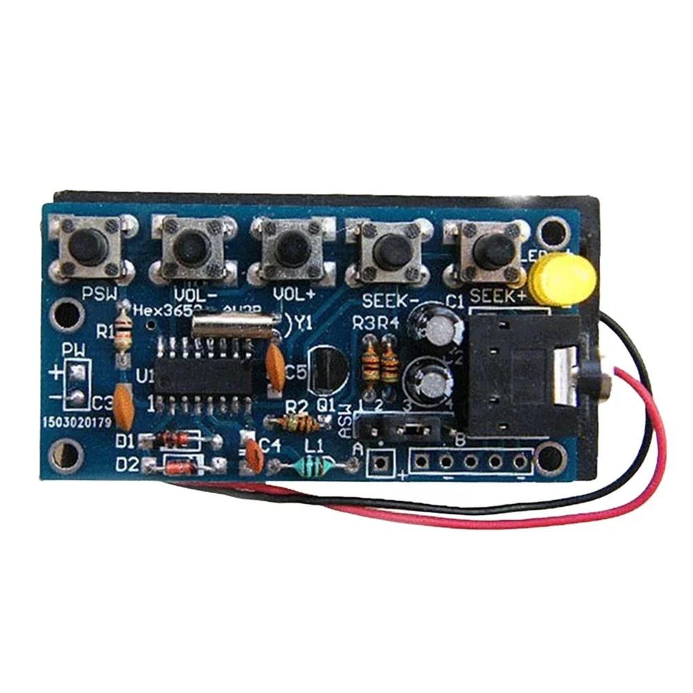 무선 스테레오 FM 라디오 수신기 모듈 PCB DIY 라디오 수신기 키트 무선 FM 라디오 키트