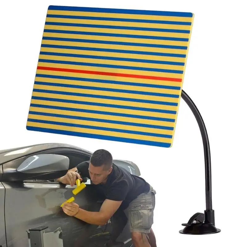 

Dent Removal Reflector Dent Line Checking And Removal Tool Yellow And Blue Color Lined Striped Dent Board Reflector Panel