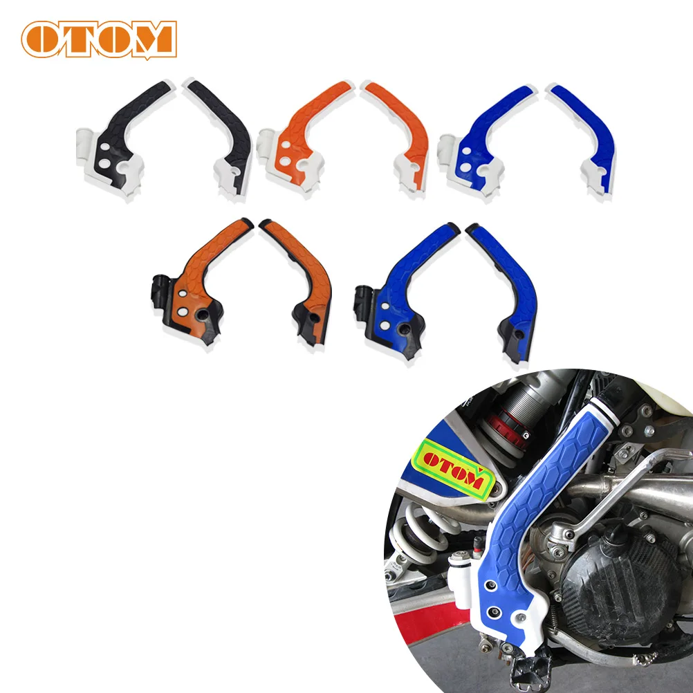 Otom Dirt Bike Frame Guard Motocross Enduro Xgrip Frameguards