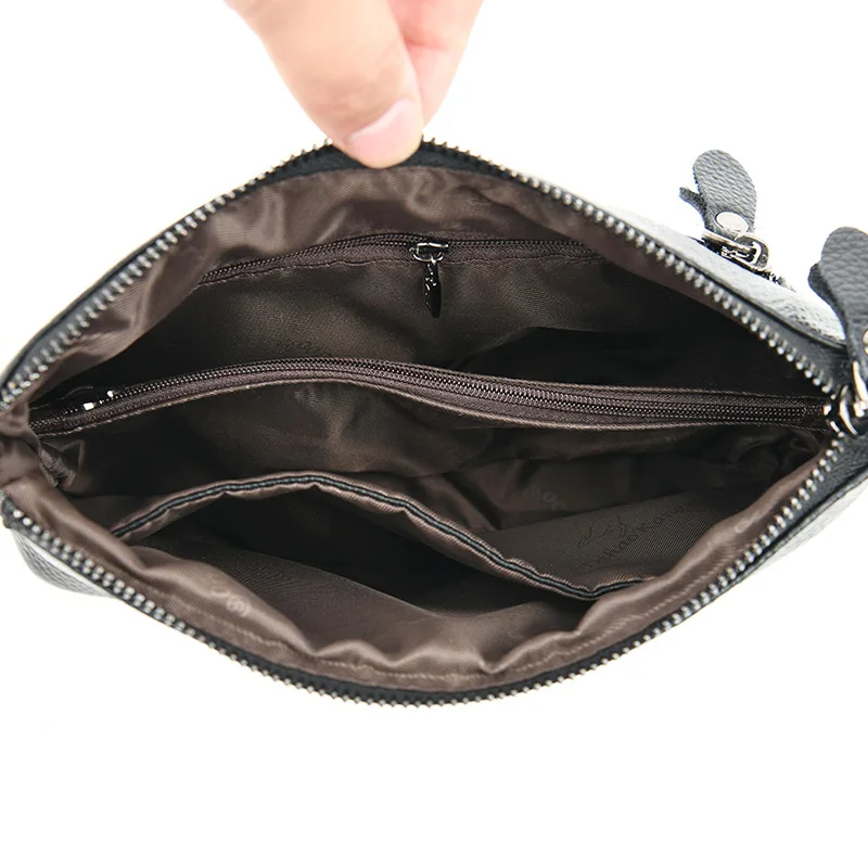 100% Echt Lederen Koeienhuid Draagtas De Nieuwe Hoge Kwaliteit Leer Vrouwen Designer Handtas Hoge Capaciteit Schoudertas Messenger Bag