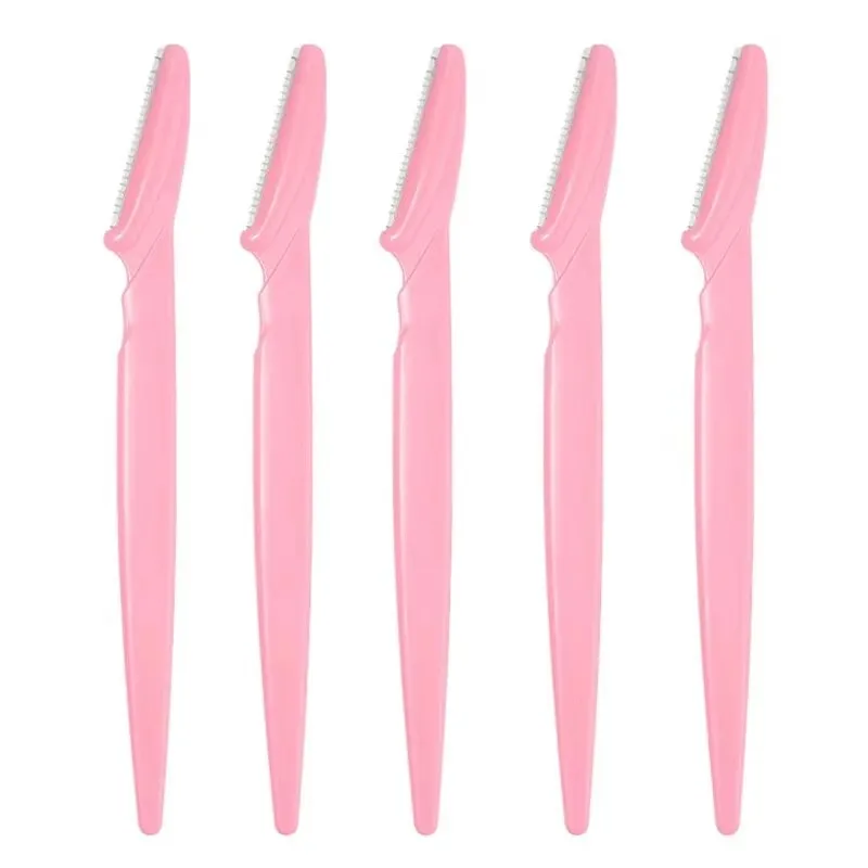 Stainless Steel Eyebrow Trimmer 5pcs Sharp Scratcher Eyebrow Scraper Trimmer Makeup And Repair Tool
