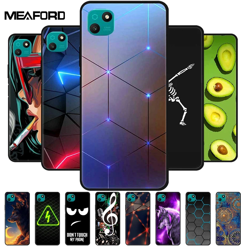 Custodia Per Wiko T10 Cover Fashion Soft Tpu Cover Per Telefono In Silicone Per Wiko T10 Back Case Bumper W-V673 Wiko T 10 Wolf Lion Coque Cat