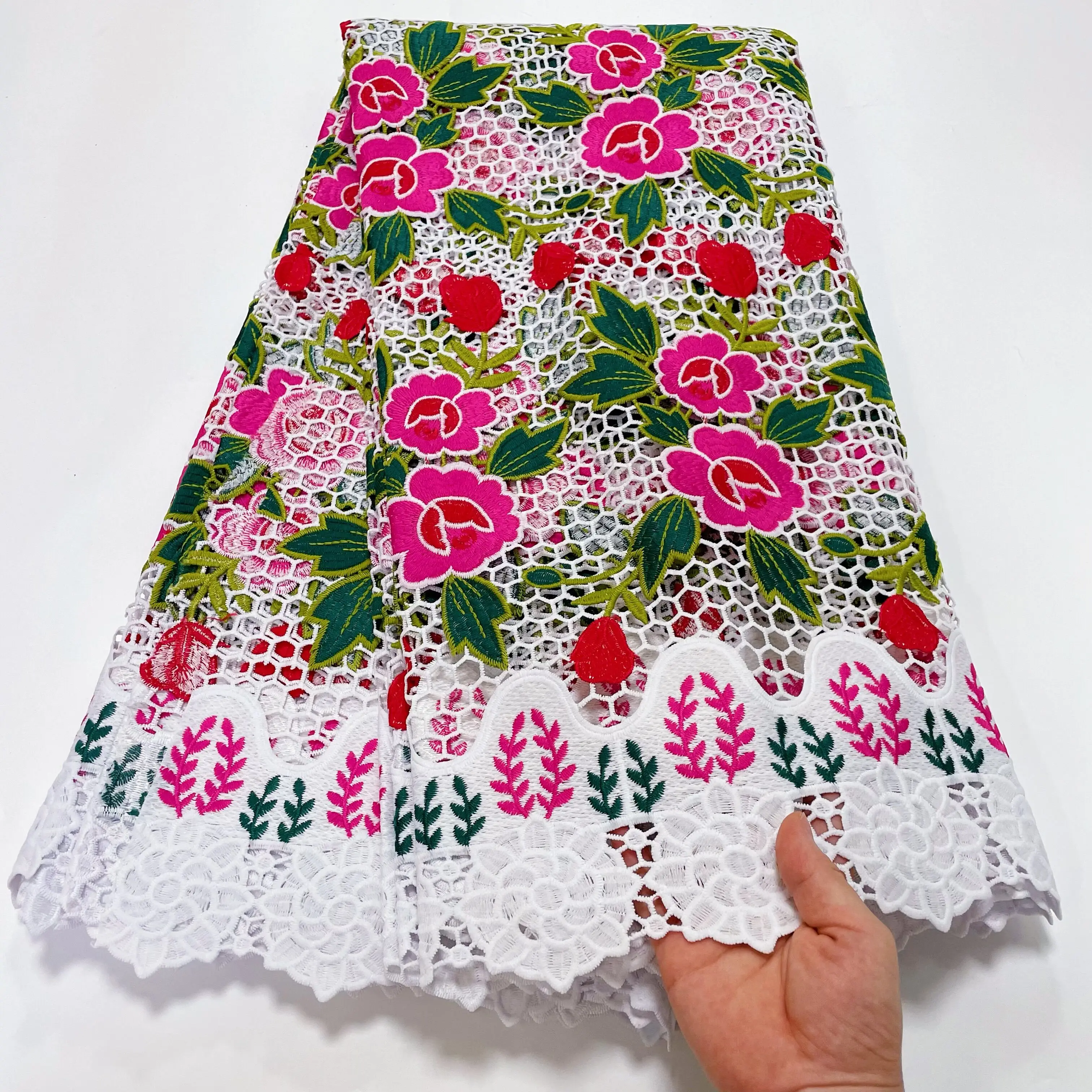 

Многоцветные нигерийские кружевные ткани, высококачественное кружево, африканская кружевная ткань, французская гипюровая кружевная ткань для вечерние ринки, шитья, свадьбы