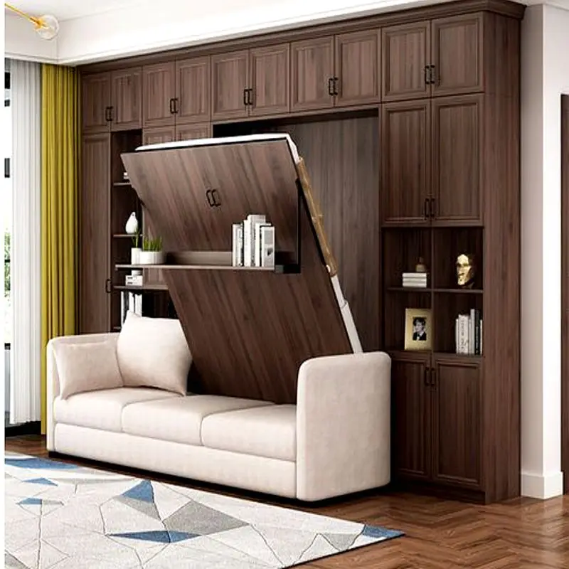 Invisible Bed Sofa Integrated Wall Bed SpaceSaving Murphy Bed