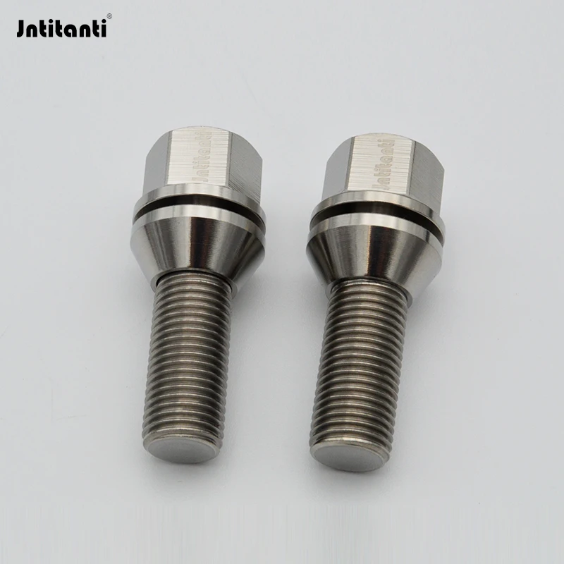 

Jntitanti Gr.5 Titanium Wheel Lug Bolt for Volvo M14*1.5*32mm with free washer for Volov