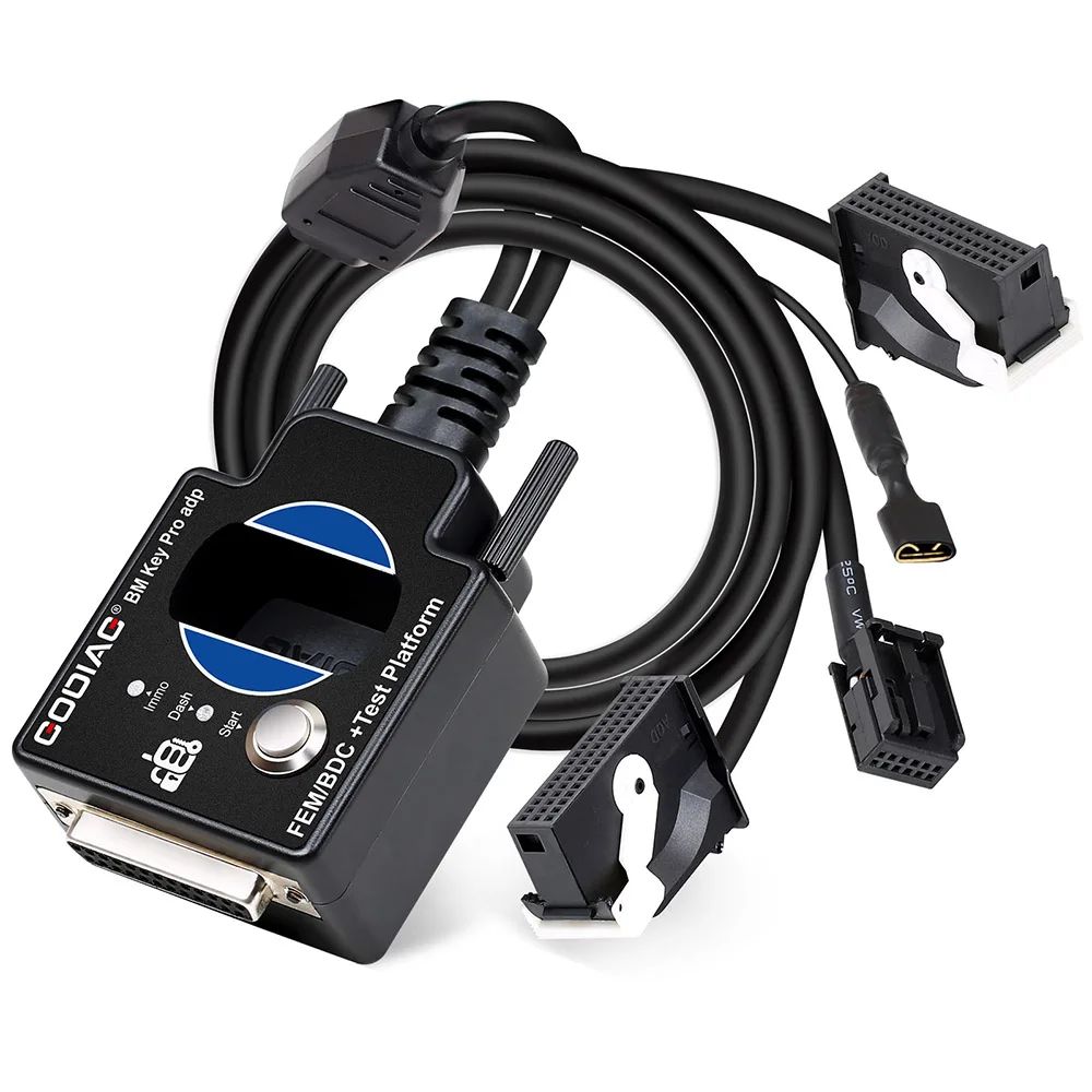 BMW 및 fem용 godag CAS4 + 테스트 플랫폼, 벤치 연결용 BDC 테스트 플랫폼, Lonsdor Autel IM608 vdi2 cgdi와 함께 작동