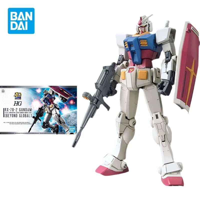 

Bandai Gundam HG 1/144 NT RX-78-2 BEYOND GLOBAL Assembly Model Anime Action Figures Collectible Ornaments Toys Gifts for Kids