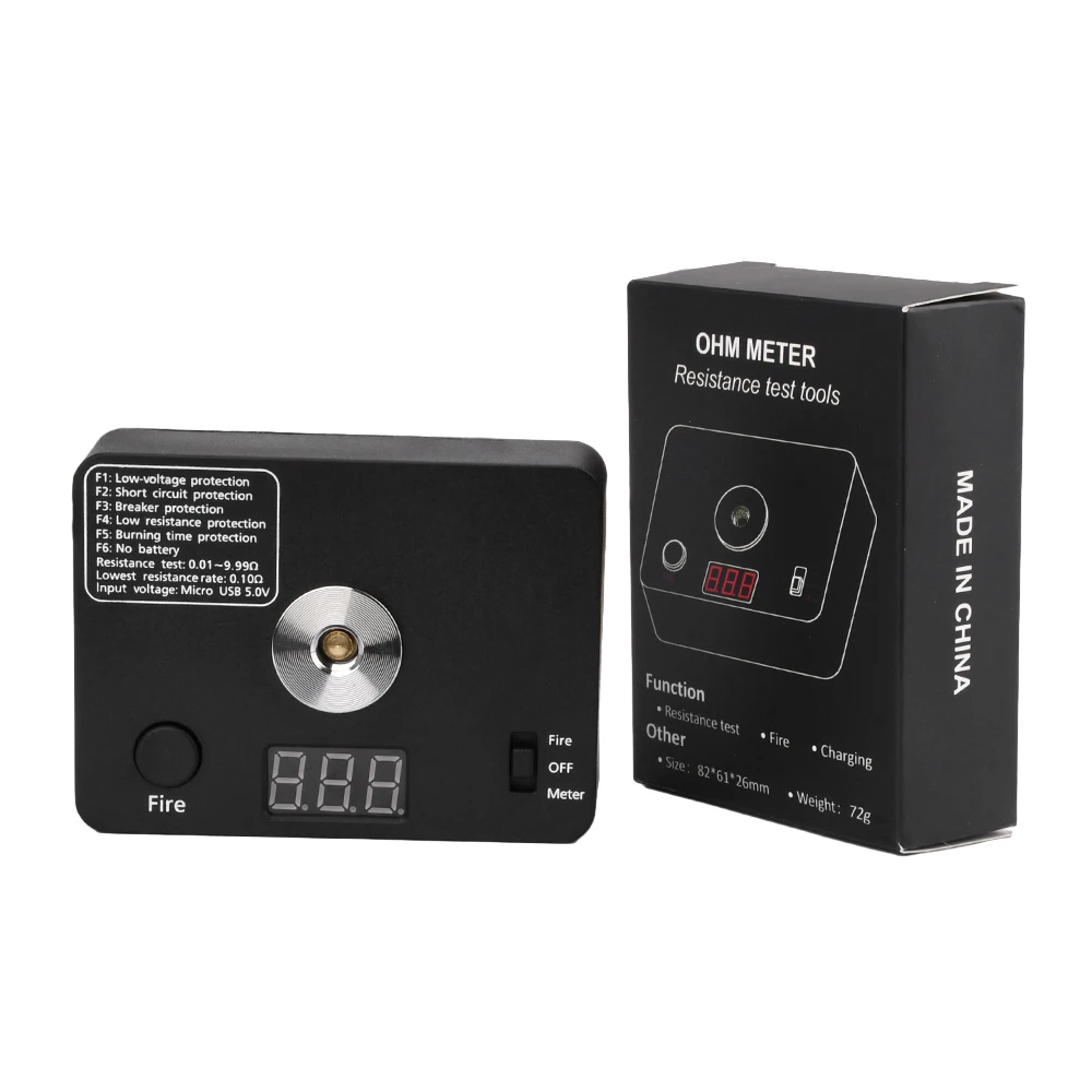 521 TAB Mini Coil Burning Measure Building Platform V3 Ohm Resistance Tester Electronic Product With Screen Display