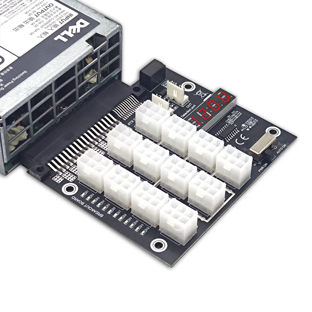 델 PSU 서버용 브레이크 아웃 보드 Bitcoin Miner Mining750W 1100W 2000W 전력 변환기 GPU 서버 파워  서플 - G마켓 모바일