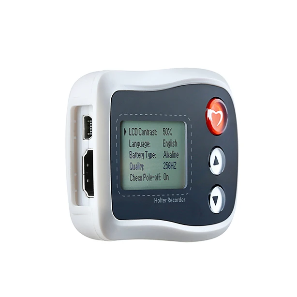 

3 channel 24 hour mini ambulatory holter ecg ekg monitor price