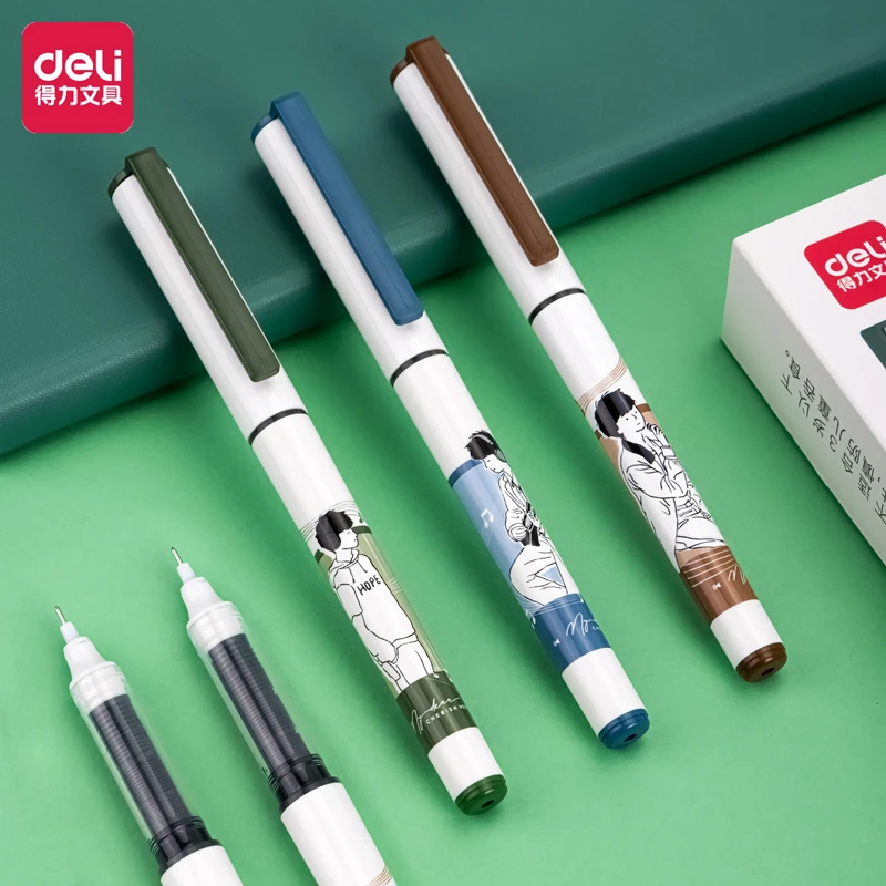 0-5mm-black-ink-straight-liquid-ballpoint-pen-office-pen-gel-pen-high