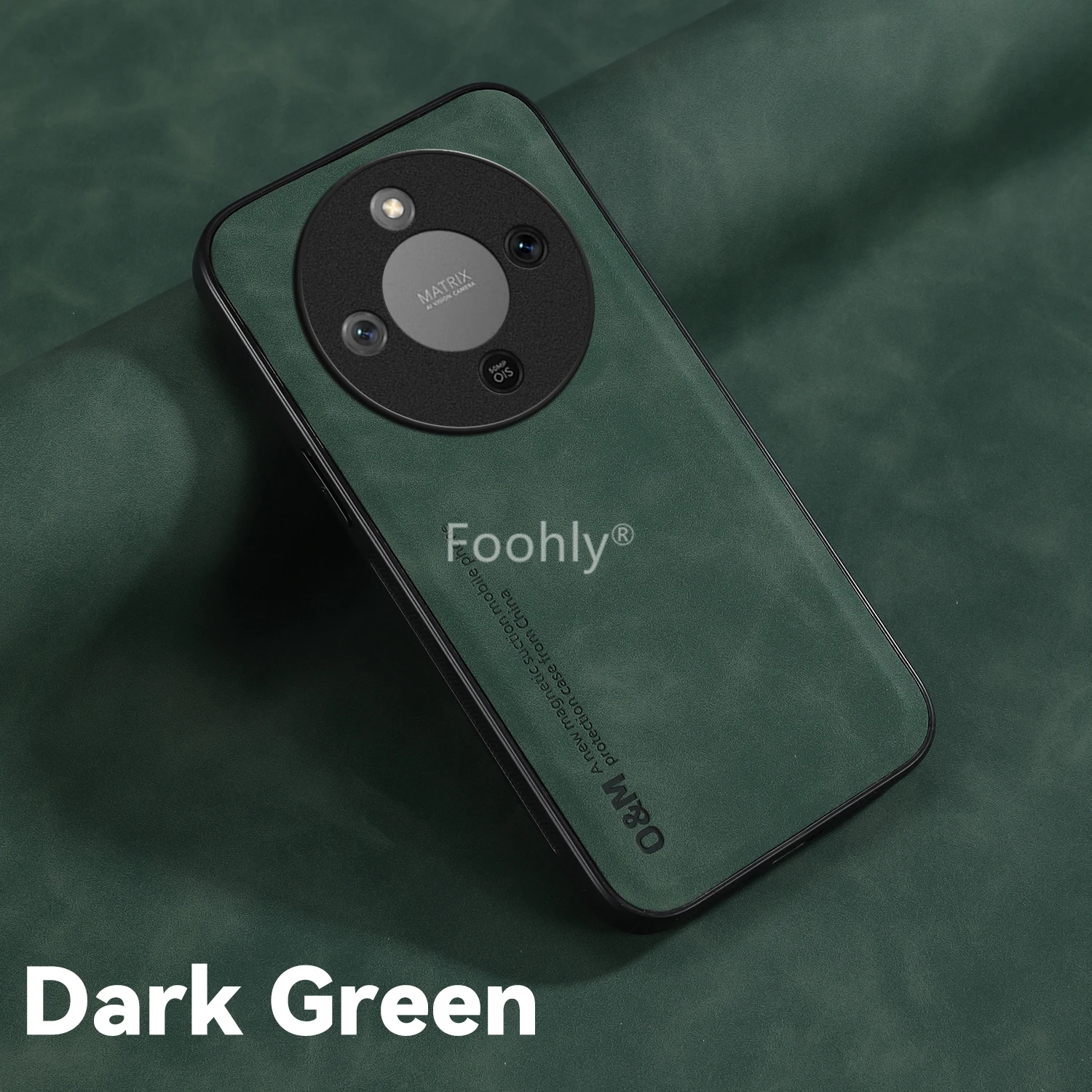 Nubuck Leather Shockproof Magnetic Protective Phone Case Cover
