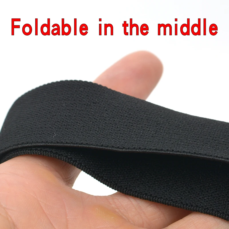 6cm Soft Solid Color Elastics Rope Rubber Bands Folding Foldable For DIY Waistband Skirt Sewing Material Clothing Accessories