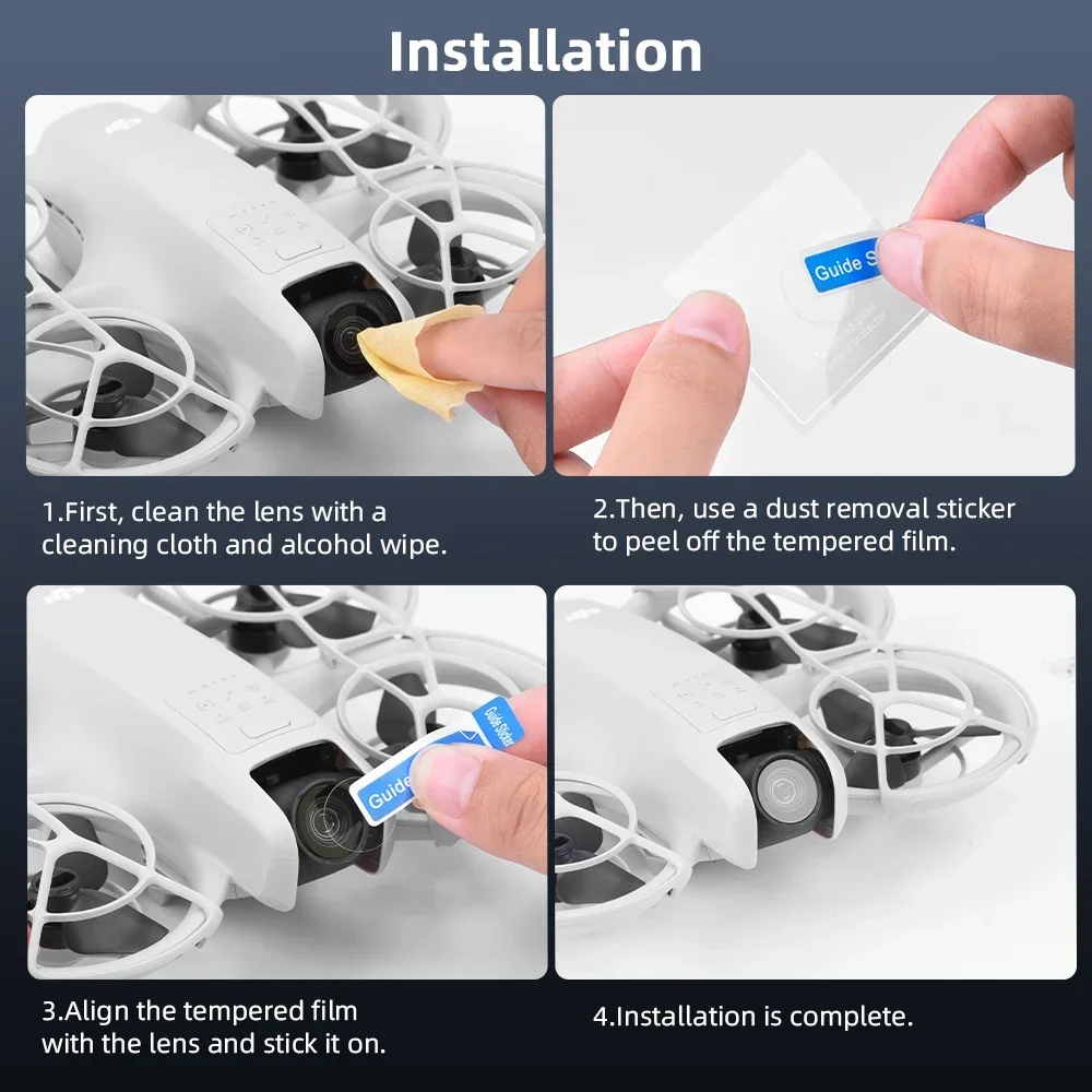 Description Picture 4 of itemBRDRC Tempered Glass Film for DJI NEO Drone Gimbal Camera Anti-Scratch Protective Film Ultra-HD Lens Screen For NEO Accessories