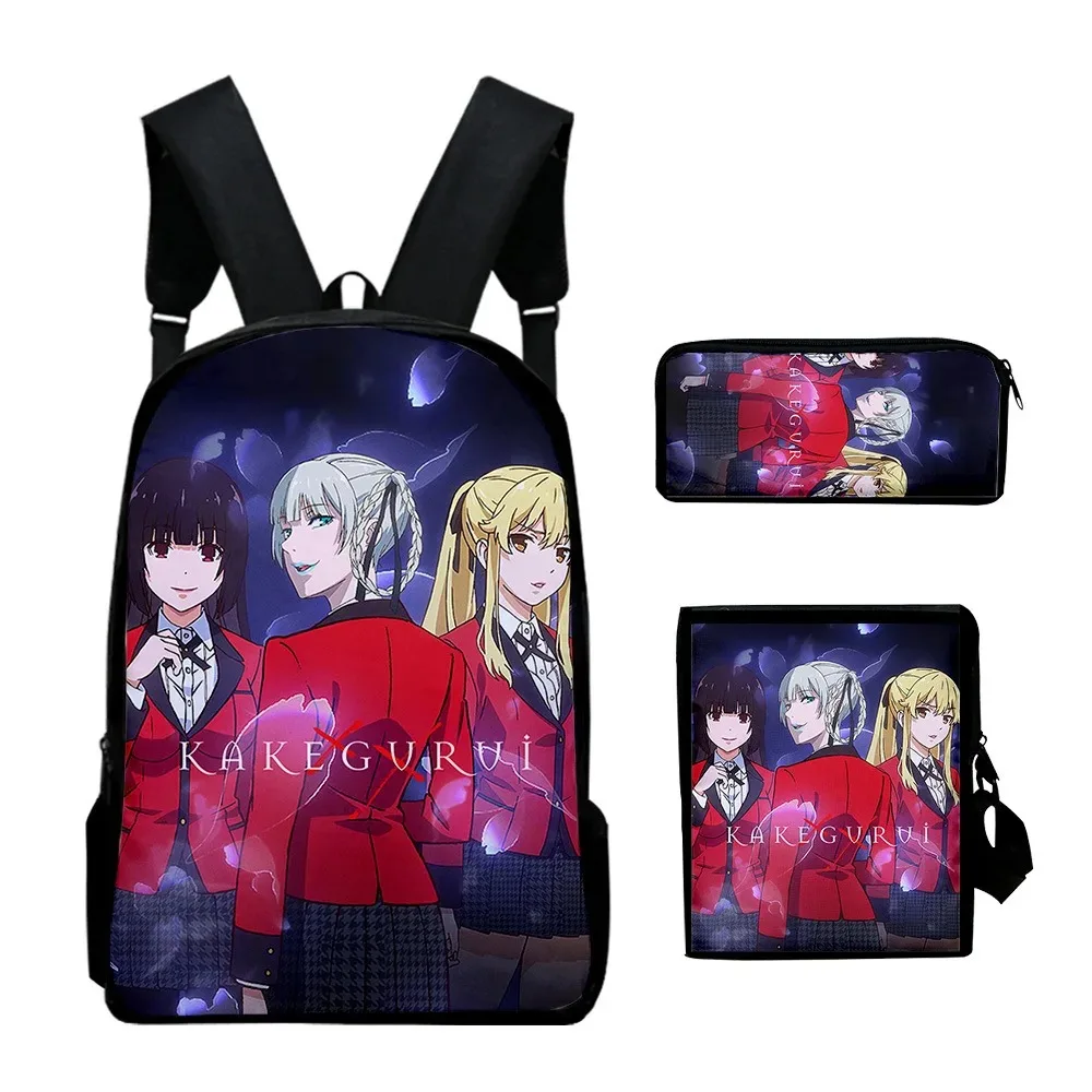 Harajuku 3D Print Student School Backpacks, Laptop Backpack, Backpack, Tilt Shoulder Bag, Pencil Case, Legal, Popular, Legal,