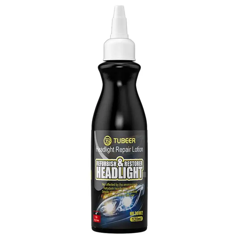 

Car Headlight Restoration Polishing Kit 120ml Longlasting Headlight Restorer Quick Dry universal Headlight Renewal Polish Liquid