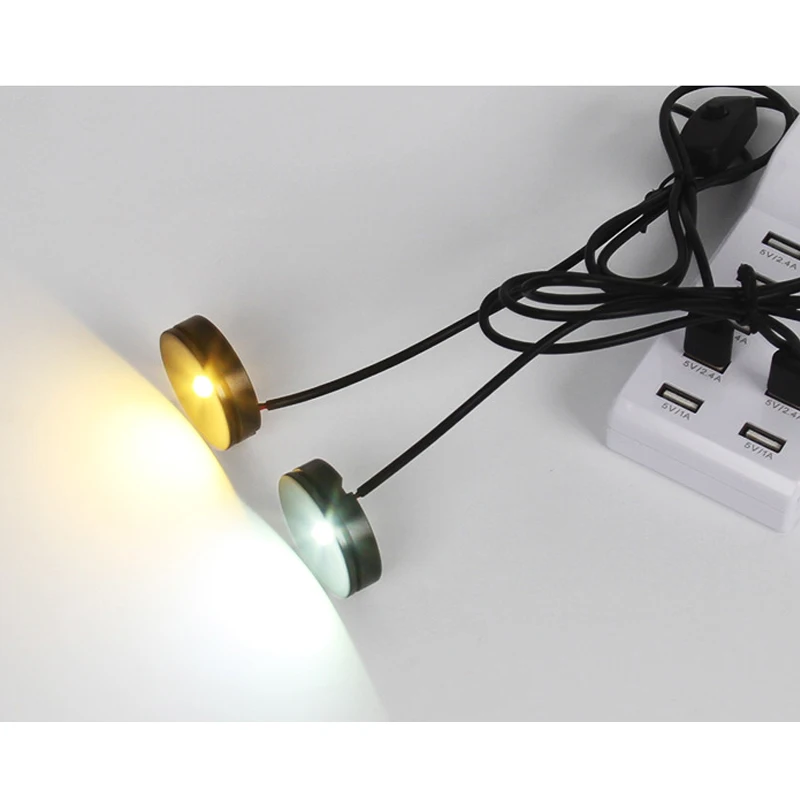 Led Downlight Led Spotlight Miniature Lights USB Led Wine Cabinets Mini Astigmatic Light Plug for Model Display Counters Garage Kits Display Boxes Shelf