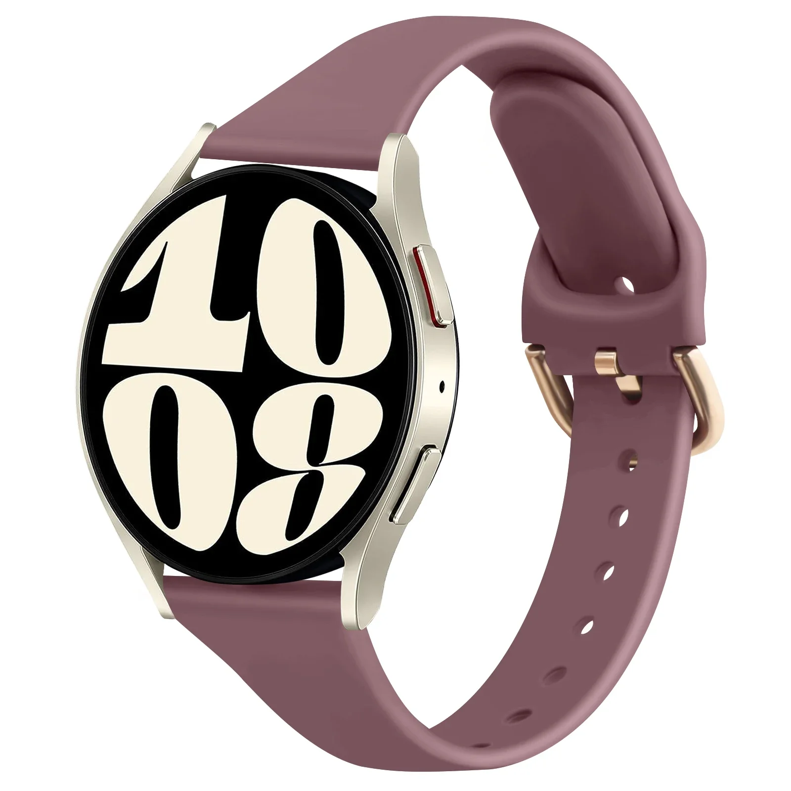 Slim Silicone Watch Band - 20mm Strap